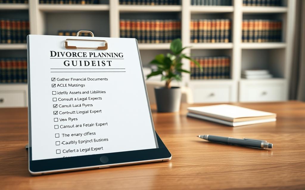Divorce Planning Guidance Checklist